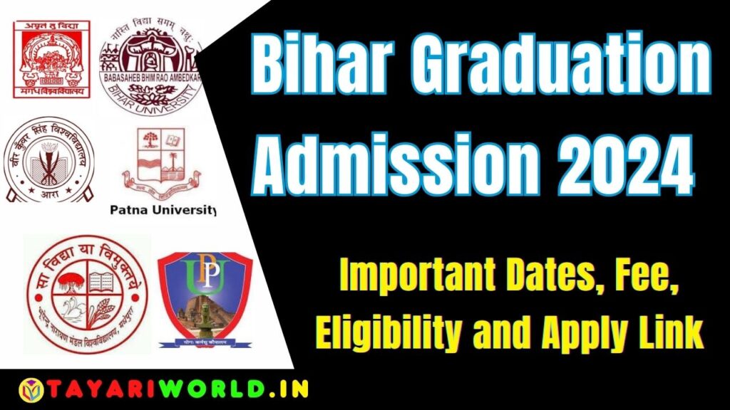 Bihar Graduation Admission 2024